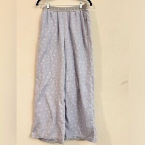Hollister Soft Blue Star Print Lounge Pants